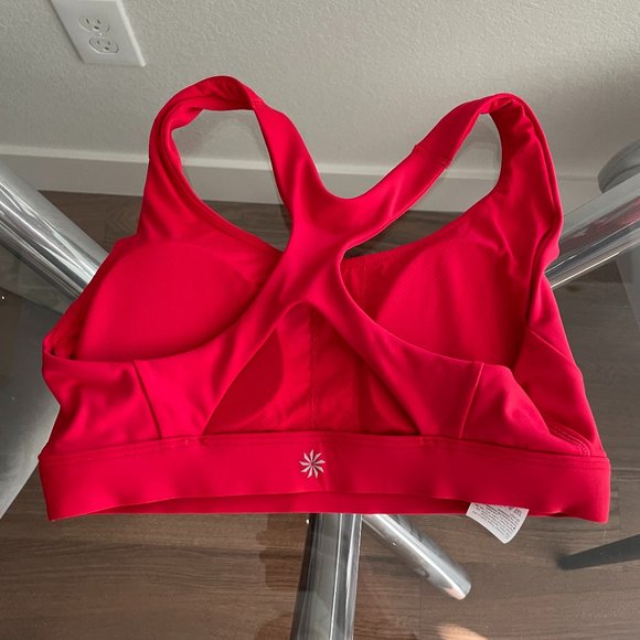 Athleta Ultimate Bra A-C Cup Red, Never Worn - Picture 2 of 2